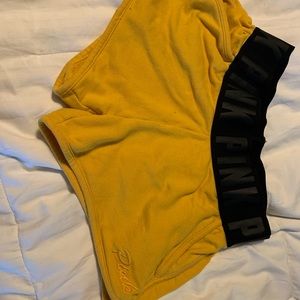 Pink Victoria’s Secret shorts